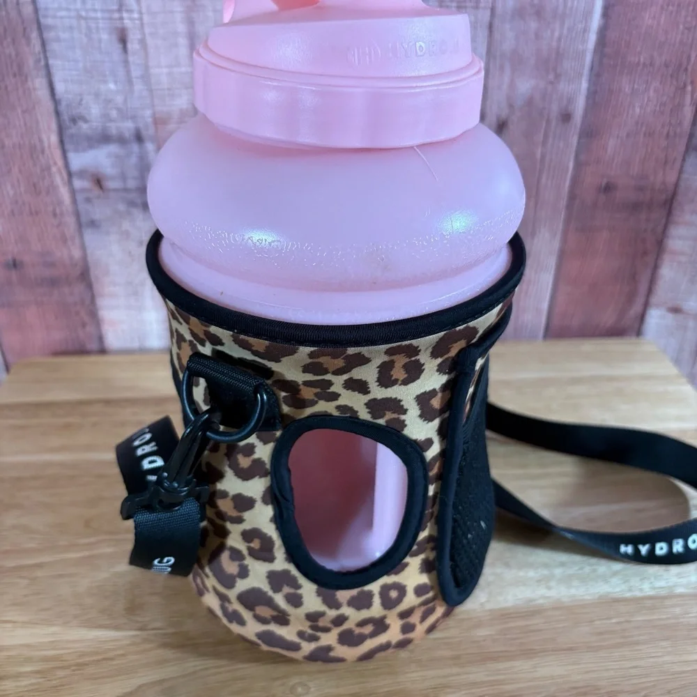 HydroJug‎ Leopard Print And Pink Water Bottle